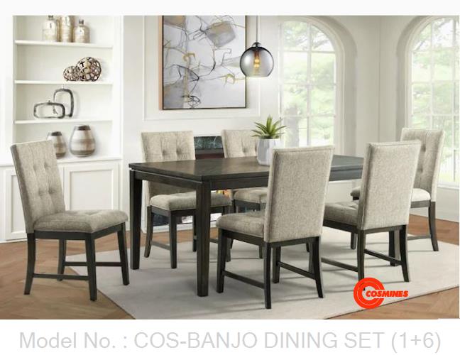 COS-BANJO DINING SET (1+6)